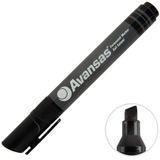 Avansas 908 Siyah Kesik Uçlu Permanent Marker Koli Kalemi