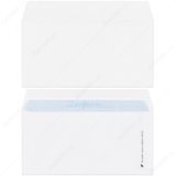 Avansas Beyaz 110 gr Silikonlu 11x22 cm 100'lü Buklet Zarf