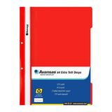 Avansas Extra Kırmızı 50'li Paket Telli Dosya