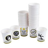 Avansas Karton Bardak Iş Güvenliği Baskılı 7 Oz 50'Li Paket