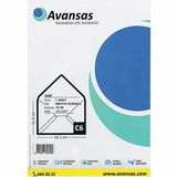 Avansas Kraft 70 gr 11.4x16.2 cm 100'lü Paket Mektup Zarfı
