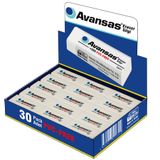 Avansas SG-30 Küçük Boy 30'lu Paket Beyaz Silgi