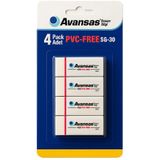 Avansas SG-30 Küçük Boy 4'lü Paket Beyaz Silgi