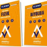 Avantaj 11. Sınıf Fizik + Biyoloji Soru Bankası Seti 2 Kitap 2023
