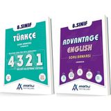 Avantaj 8. Sınıf Türkçe + İngilizce 4321 Soru Seti 2 Kitap 2023