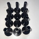 Avantaj Paket 12’li Uzun Zil Yatağı, Long Cymbal Sleeves (2”-50.8mm) Iç Çap 8mm Bateri Plastik Kılıf, Zil Yatak Zil Yatagi