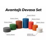 Avantajlı 7'Li Kapaklı Saklama Kutusu Seti Organizer Takı Kutusu Hobi Malzeme Kutusu Masaüstü