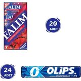 Avantajlı Olips Şekerleme & Falım Şekersiz Sakız Paketi (Olips Mentol Okaliptus & Falım Çilek) - 1 Adet
