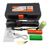 Avantajlı Paket Rt-063 B 60W 6000 Lümen Beyaz Lazer Fener - Yedek Pil Setli