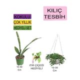 Avantajlı Ürünler 3'lü Set Tek Dikim Kılıç Askılı Tesbih Itır Çiçeği