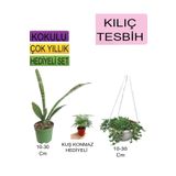 Avantajlı Ürünler 3'lü Set Tek Dikim Kılıç Askılı Tesbih Tül Çiçeği