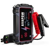 Avapow A07 12800MAH 1500A Jump Starter Taşınabilir Akü Takviye Kiti (Powerbank-Qc3.0 + LCD + LED Işık)