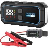 Avapow E5 Pro 12000MAH 2000A Jump Starter Taşınabilir Akü Takviye Kiti (Powerbank + LCD + LED Işık)