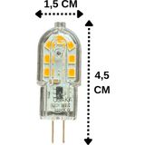 Avarson (1 adet) OSAKA 3W Sarı Işık (3000K) G4 Duylu LED Kapsül Ampul