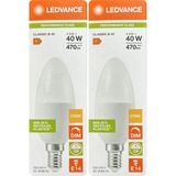 Avarson (2 Adet) Ledvance 4,9W Sarı Işık (2700K) E14 Duylu (Ince Duy) Dim Edilebilir LED Ampul