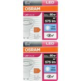 Avarson (2 Adet) Ledvance 6,9W GÜNIŞIĞI-ILIK Beyaz (4000K) GU10 Duylu LED Spot Ampul - Gün Işığı