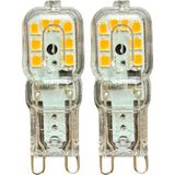 Avarson (2 adet) OSAKA 3W Sarı Işık (3000K) Dim Edilebilir G9 Duylu LED Kapsül Ampul