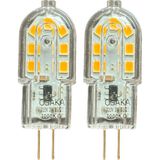 Avarson (2 adet) OSAKA 3W Sarı Işık (3000K) G4 Duylu LED Kapsül Ampul