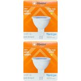 Avarson (2 Adet) Osaka 5W (40W) Sarı Işık (3000K) GU5.3 Duylu (İğne Bacak) Led Çanak Ampul