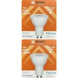 Avarson (2 Adet) Osaka 7W (50W) Beyaz Işık (6500K) GU10 Duylu LED Spot Ampul