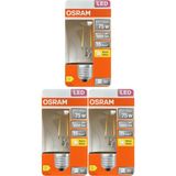 Avarson (3 Adet) Ledvance 7,5W Sarı Işık (2700K) E27 Duylu (Kalın Duy) Filament LED Ampul
