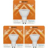 Avarson (3 Adet) Osaka 7W (50W) Sarı Işık (3000K) GU10 Duylu LED Spot Ampul