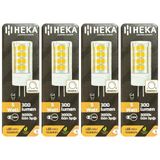 Avarson (4 Adet) Heka 5W (35W) 3000K (Sarı Işık) G4 Duylu Dim Edilebilir LED Kapsül Ampul