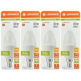 Avarson (4 Adet) Ledvance 4,9W Sarı Işık (2700K) E14 Duylu (Ince Duy) Dim Edilebilir LED Ampul