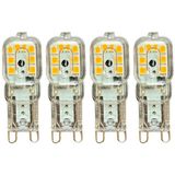 Avarson (4 adet) OSAKA 3W Sarı Işık (3000K) Dim Edilebilir G9 Duylu LED Kapsül Ampul
