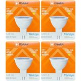 Avarson (4 Adet) Osaka 5W (40W) Sarı Işık (3000K) GU5.3 Duylu (İğne Bacak) Led Çanak Ampul