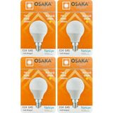 Avarson (4 adet) Osaka 7W (50W) Sarı IŞIK E14 DUYLU (Ince Duy) LED Mini Ampul
