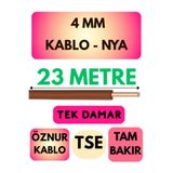 Avarson 4 MM NYA Kablo, 23 Metre, Kahverengi