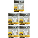 Avarson (5 adet) Cata 8W (50W) 3000K (Sarı Işık) GU10 DUYLU LED Spot Ampul