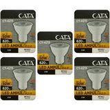 Avarson (5 adet) Cata 8W (50W) 6500K (Beyaz Işık) GU10 DUYLU LED Spot Ampul
