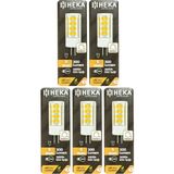 Avarson (5 Adet) Heka 5W (35W) 3000K (Sarı Işık) G4 Duylu Dim Edilebilir LED Kapsül Ampul