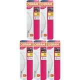 Avarson (5 Adet) Ledvance 7,5W Sarı Işık (2700K) E14 Duylu (Ince Duy) LED Ampul