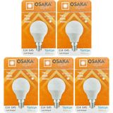 Avarson (5 adet) Osaka 7W (50W) Beyaz IŞIK E14 DUYLU (Ince Duy) LED Mini Ampul