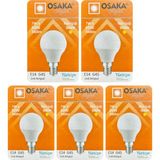 Avarson (5 Adet) Osaka 7W (50W) Sarı Işık E14 Duylu (İnce Duy) Led Mini Ampul
