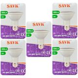 Avarson (5 Adet) Şavk 7W 6500K (Beyaz Işık) PAR20 E27 Duylu (Kalın Duy) LED Spot Ampul