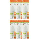 Avarson (6 Adet) Ledvance 4,9W Sarı Işık (2700K) E14 Duylu (Ince Duy) Dim Edilebilir LED Ampul