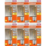 Avarson (6 Adet) Ledvance 7,5W Sarı Işık (2700K) E27 Duylu (Kalın Duy) Filament LED Ampul