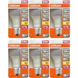 Avarson (6 Adet) Ledvance 8,8W SARI Işık (2700K) E27 Duylu (Kalın Duy) Dim Edilebilir LED Ampul - Sarı