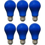 Avarson (6 Adet) Osaka 10W Mavi Işık E27 Duylu (Kalın Duy) LED Ampul