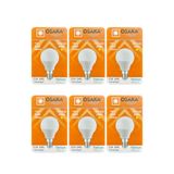 Avarson (6 adet) Osaka 7W (50W) Sarı IŞIK E14 DUYLU (Ince Duy) LED Mini Ampul
