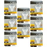 Avarson (8 adet) Cata 8W (50W) 3000K (Sarı Işık) GU10 DUYLU LED Spot Ampul