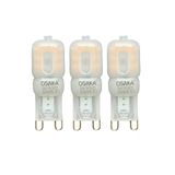 Avarson Osaka 3W Sarı Işık 3000K Buzlu Dim Edilebilir G9 LED Kapsül Ampul, 3 Adet
