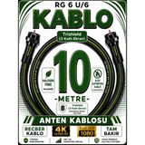 Avarson Reçber Rg 6 U/6 Phy-Hf Trishield Koaksiyel Uydu Kablosu 307093 - 10 METRE