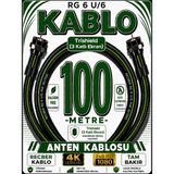 Avarson Reçber Rg 6 U/6 Phy-Hf Trishield Koaksiyel Uydu Kablosu 307093 - 100 METRE