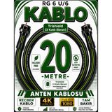Avarson Reçber Rg 6 U/6 Phy-Hf Trishield Koaksiyel Uydu Kablosu 307093 - 20 METRE