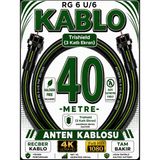 Avarson Reçber Rg 6 U/6 Phy-Hf Trishield Koaksiyel Uydu Kablosu 307093 - 40 METRE